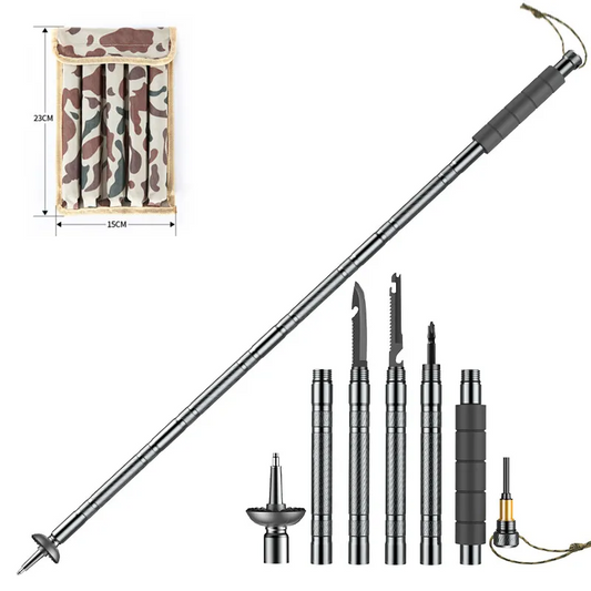 Ultra X Tactical Survival System - (10 in 1) Walking Stick