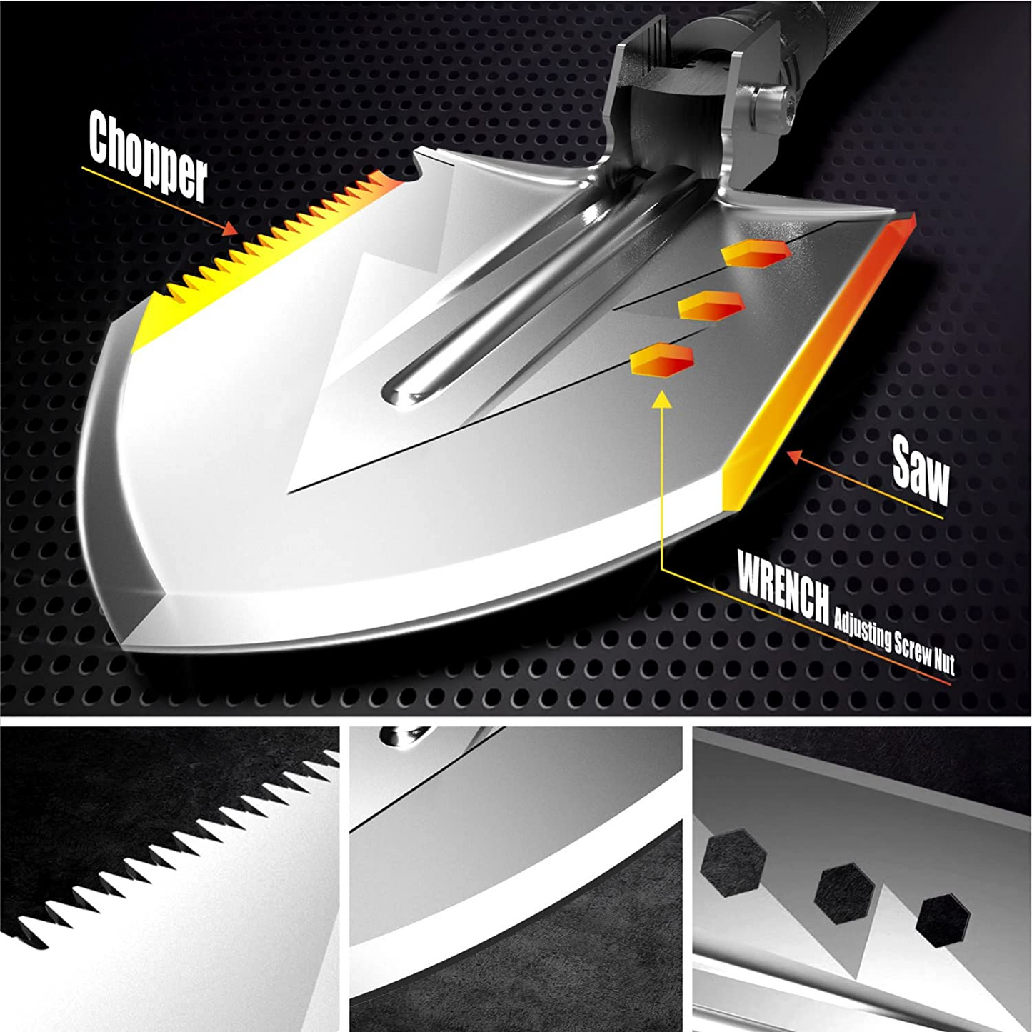 Ultimate X23 - Heavy Duty Multifunction (23-in-1) Shovel V2