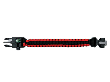 Orange Survival Bracelet 5-in-1 Multifunctional