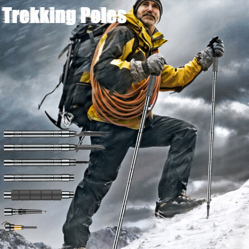 Ultra X Tactical Survival System - (10 in 1) Walking Stick