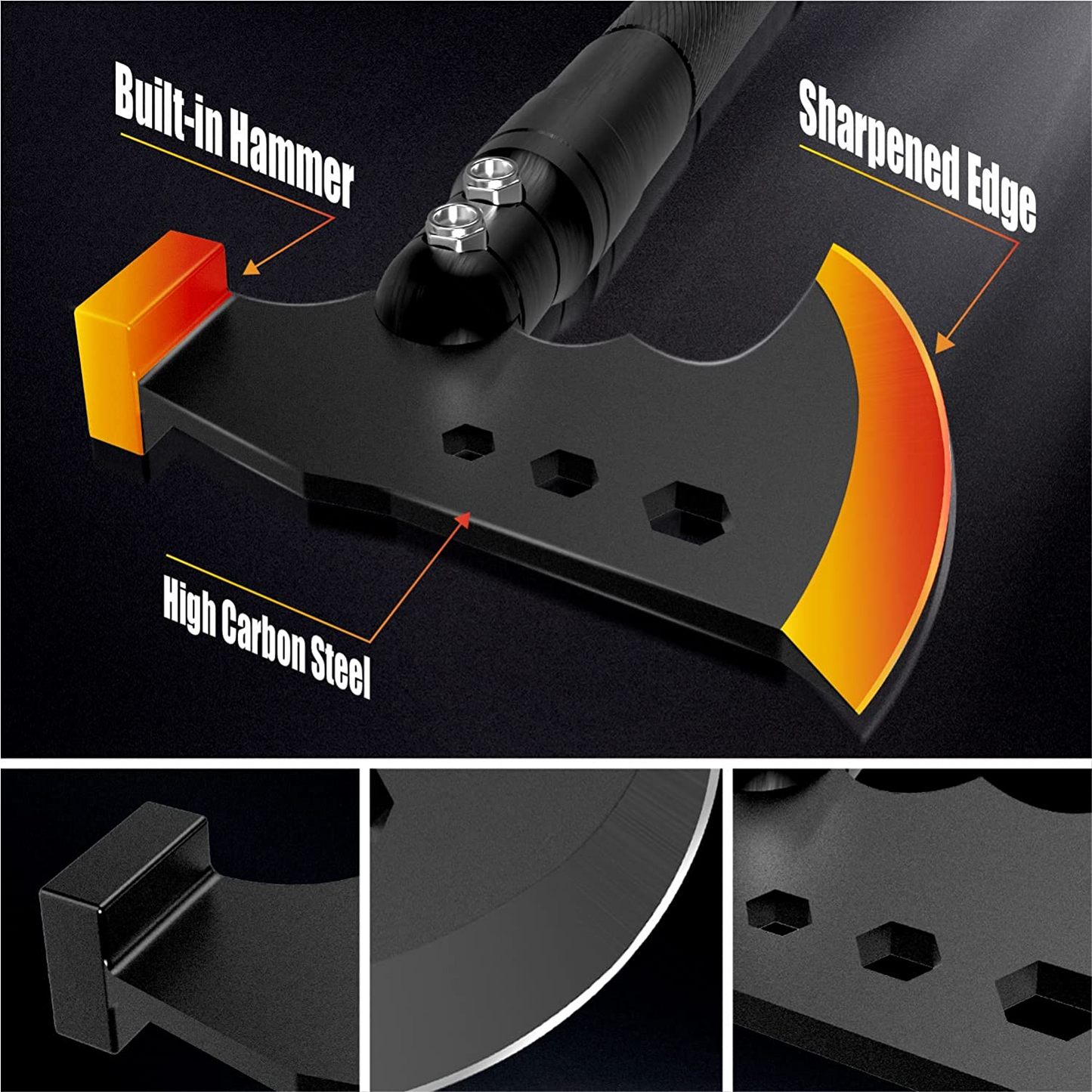 Ultimate X23 - Heavy Duty Multifunction (23-in-1) Shovel V2